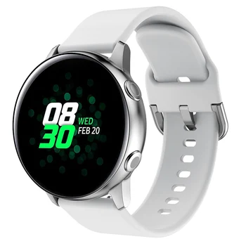 Ремешок для часов Samsung Galaxy Watch Active с силиконовым ремешком с обычной пряжкой 20 мм