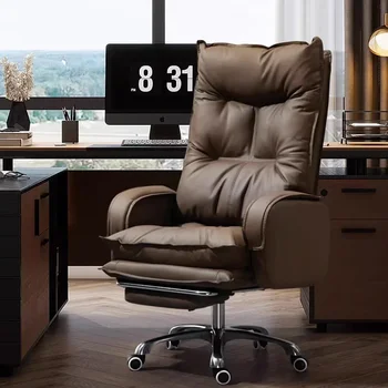 Роскошное офисное кресло с подушкой, эргономичная Переносная спинка, Оригинальные Офисные стулья, мобильные направляющие, Наборы садовой мебели Sillas De Oficina