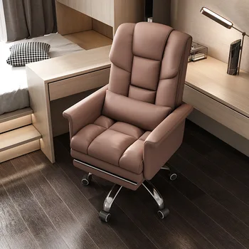 Роскошный Офисный стул на колесиках, Эргономичный Вращающийся Офисный стул с акцентом, Удобная Мебель для спальни Cadeiras De Escritorio