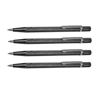 Ручка для резки металлической плитки 4ШТ Для резки плитки для керамики, резьбы по дереву, ручка с наконечником из карбида вольфрама, ручка для разметки, ручка для гравировки