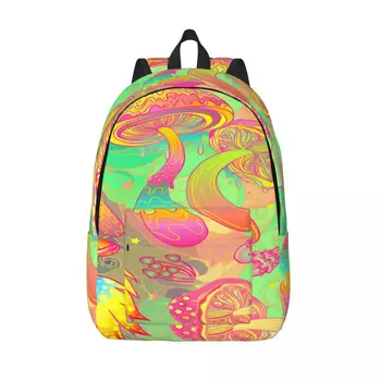 Рюкзак для ноутбука Уникальные Волшебные грибы хиппи 60-х Красочная школьная сумка Прочный Студенческий рюкзак для мальчиков и девочек Дорожная сумка