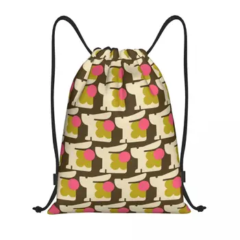 Рюкзак на шнурке с забавным рисунком Кролика, спортивная спортивная сумка для женщин и мужчин, Тренировочный рюкзак Orla Kiely
