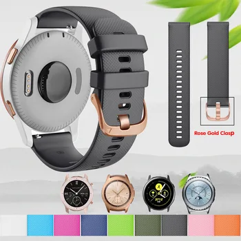 Силиконовый ремешок 20 мм аксессуары спортивные часы с силиконовым ремешком фитнес для Samsung Galaxy Watch Active/Active 2 40 44 мм ремешок
