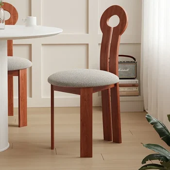 Скандинавский стул из массива дерева Офисный Роскошный обеденный стул для отдыха Средневековая гостиная Креативная мебель для дома Sillas Para Comedor