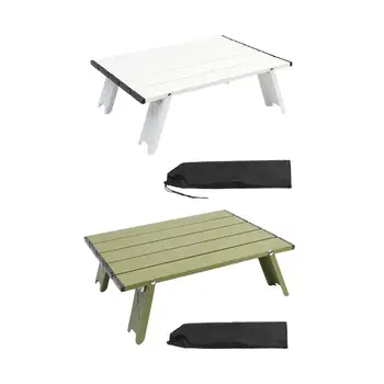 Складной стол для кемпинга, легкий, сверхпрочный, устойчивый, складывается с сумкой для хранения, пляжный столик для скалолазания, барбекю, катание на лодках, рыболовный дворик
