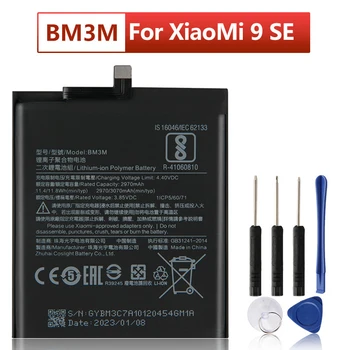 Сменный аккумулятор BM3M для XiaoMi Mi9 SE Mi 9SE BM3M Сменный аккумулятор телефона 3070 мАч