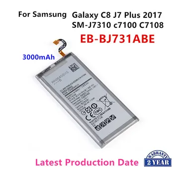 Совершенно Новый Аккумулятор EB-BJ731ABE 3000 мАч Для Samsung Galaxy C8 J7 Plus 2017 SM-J7310 SM-C710F C7100 C7108 Батареи