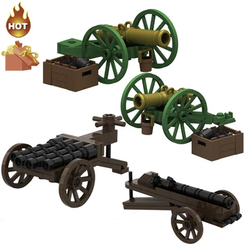 Средневековые Наполеоновские войны Артиллерия Единорога, Органная пушка, модели бомб, Строительные блоки, игрушки, подарок для мальчиков и девочек, Juguetes