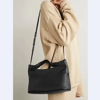 Сумка из натуральной кожи в стиле ретро, сумка через плечо, женская сумка
