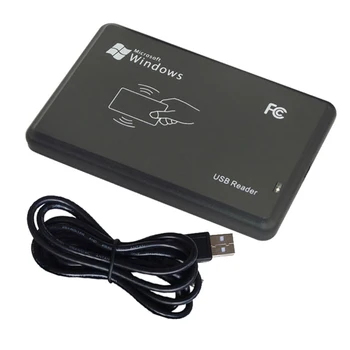Считыватель IC-Карт RFID-Считыватель 14443 125 кГц 13,56 МГц 8/10-битный Считыватель Смарт-Карт Частной Модели С Датчиком USB ID/IC Card Reader