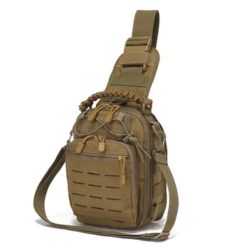 Тактическая сумка-слинг, военная нагрудная сумка Molle, нейлоновая сумка через плечо, походная велосипедная сумка через плечо, армейская сумка для аксессуаров