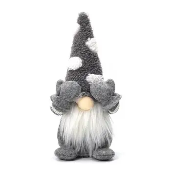 Украшение Tomte Gnome Маленькая фигурка Безликая кукла Шведские куклы Tomte Gnome Праздничное украшение в виде гномов для домашнего офиса