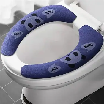 Универсальное сиденье для унитаза крышка мягкий мультфильм туалет вставить туалет липкие подушки сиденья можно стирать в ванной комнате подогрев сиденья крышкой Pad подушка