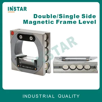 Уровень рамки механического магнетизма 100 мм 200 мм 0,02 мм Оптический уровень промышленного качества DIN-класс