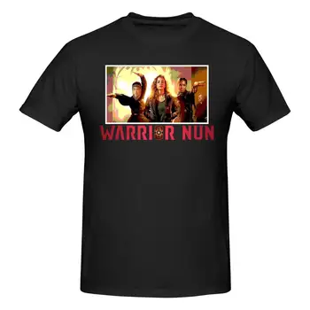 Футболка Warrior Nun TV Sow из хлопка с круглым вырезом, мужская рубашка с коротким рукавом на заказ