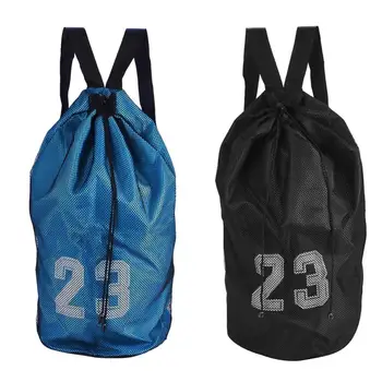 Футбольная сумка с сетчатым шнурком большой емкости: футбольный баскетбольный спортивный тренировочный рюкзак