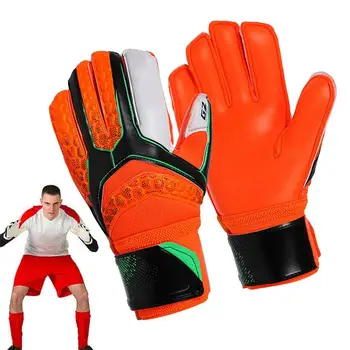 Футбольные вратарские перчатки, противоскользящие футбольные вратарские перчатки, Сильные захваты для ладоней, Латексные футбольные перчатки, Вратарские перчатки для детей и молодежи