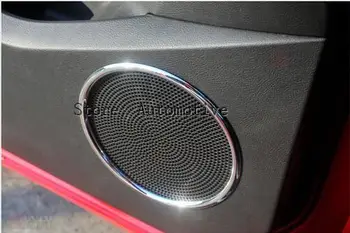 Хромированный АБС пластик! Крышка рамы дверного динамика 4шт для Ford Escape 2013 2014 2015