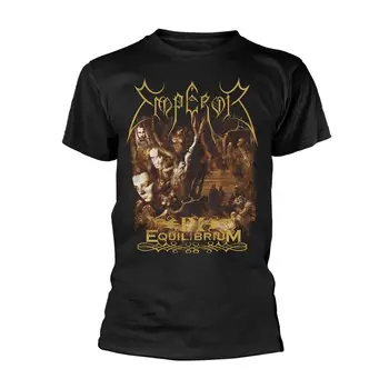 Черная футболка EMPEROR IX EQUILIBRIUM с принтом спереди и сзади X Крупный
