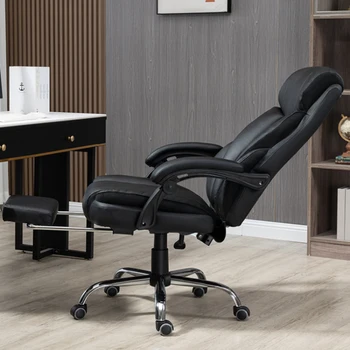 Черные игровые офисные кресла с поворотной спинкой Компьютерное кресло для кинотеатра Современный дизайнерский шезлонг Офисная мебель CY50BGY