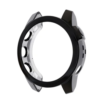 Чехол для часов полупакетный полый защитный чехол из ТПУ с гальваническим покрытием для Garmin Fenix 7