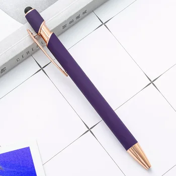Шариковая ручка с сенсорным экраном, 1 шт., канцелярские принадлежности, школьные принадлежности, милые металлические ручки, школьные принадлежности Kawaii