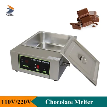 Электрическая машина для плавления шоколада 1/2/4 бака Коммерческая машина для подогрева шоколада и темперирования из нержавеющей стали