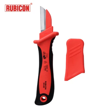 Электромонтер по изоляции RUBICON 1000V, нож для зачистки кабеля, нож для демонтажа изоляции проводов № REV-K8