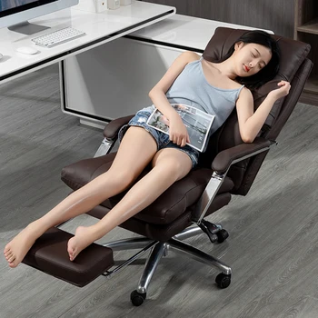 Эргономичные офисные кресла-удлинители Lazy Organizer Gamer, Рабочие стулья с роскошной ручкой, подушка для макияжа, мебель для дома Cadeira Gamer