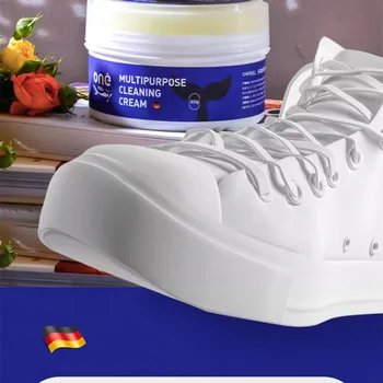 【1 /2ШТ】 Многофункциональный крем для чистки обуви White Shoe Cleaning Cream