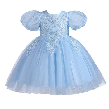 Детское платье, платье принцессы, вечернее платье для девочек, тюлевая юбка 