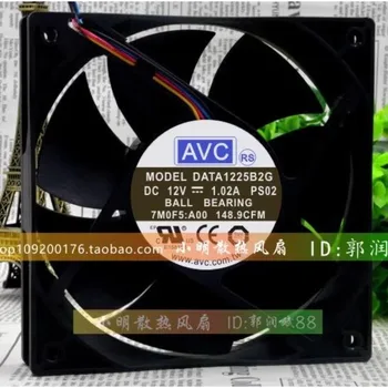 Оригинальный Новый Вентилятор Охлаждения AVC DATA1225B2G 12V 1.02A 12025 12cm 4-проводной Вентилятор Охлаждения Шасси 120*120*25MM